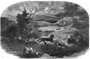 Illustration from the August 13, 1859 issue of Harper's Weekly.  
